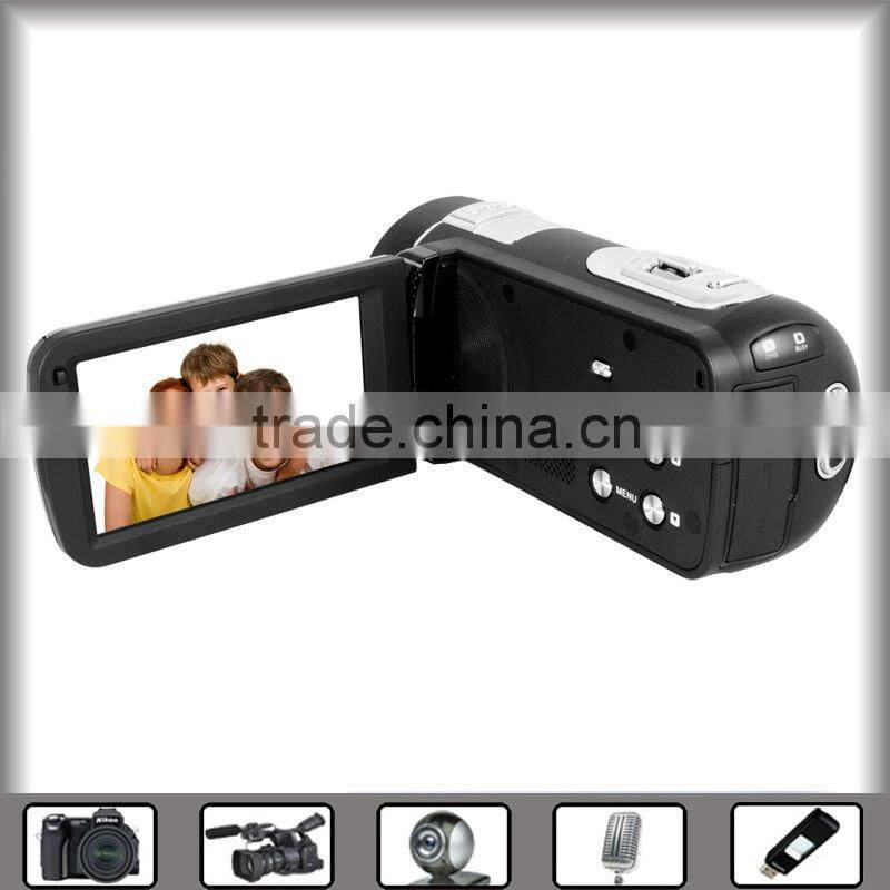 high quality 5MP digital video camera with 3" TFT LCD display, USB2.0, LED light