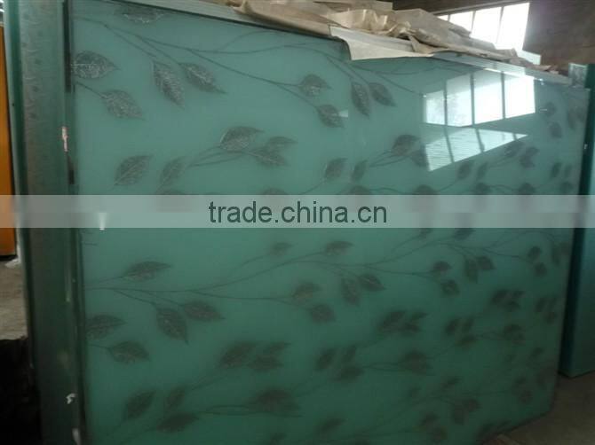 6mm best price acid frosted titanium decorative glass
