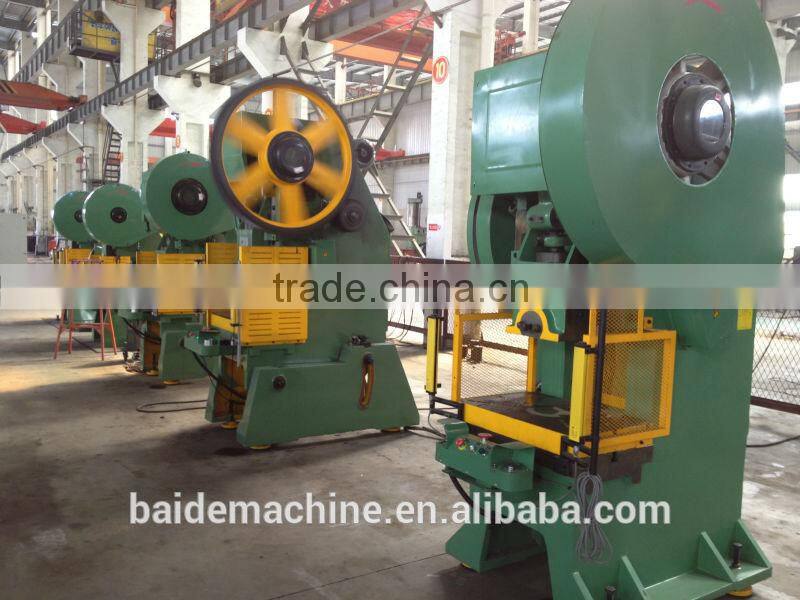 J23-60T80T hole stamping press machine for aluminum profilestainless steeliron with high speed