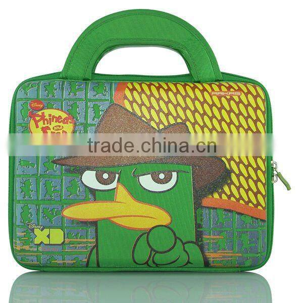 black polyester hard tablet case