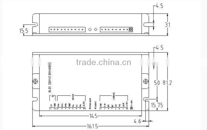 2 phase 0.3KG brushless dc motor driver(High quality and good price)