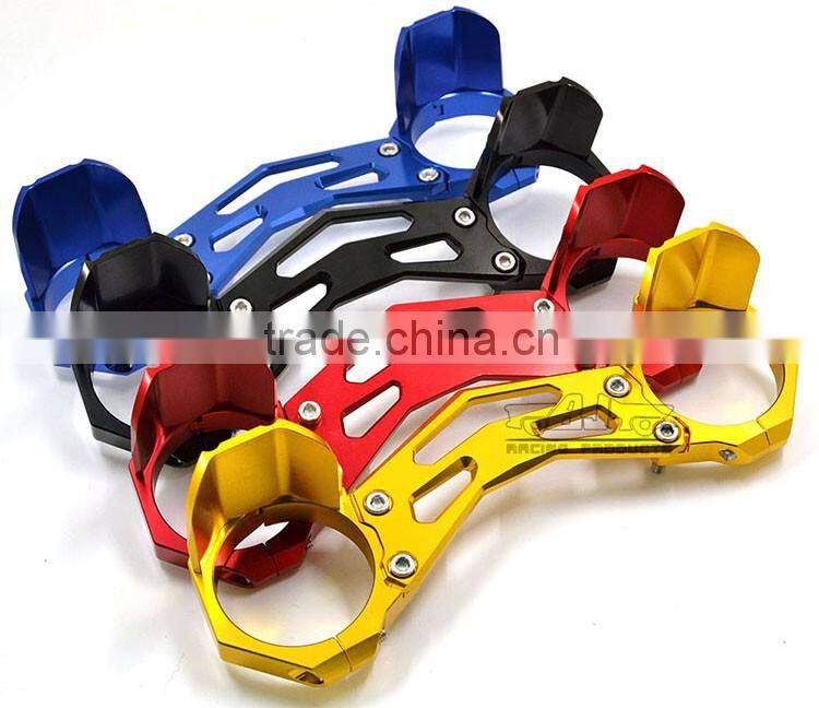 BJ-FFC-002 Custom CNC Aluminum Street Bike Front Forks Clamp for Yamaha R3 R25