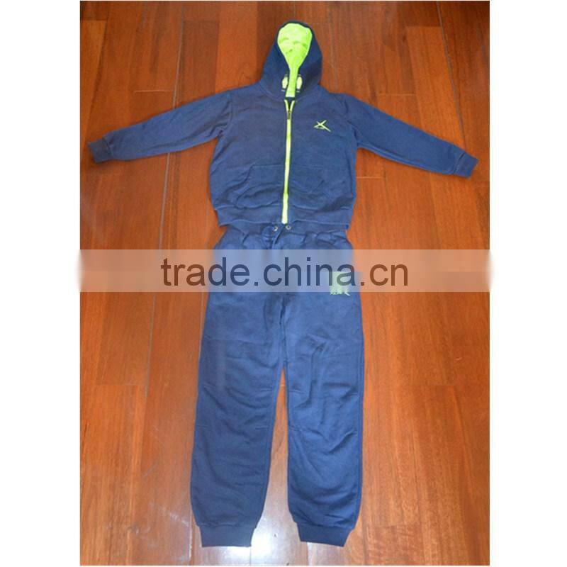 wholesale winter boys sports track suits china alibaba 100% cotton sport suit