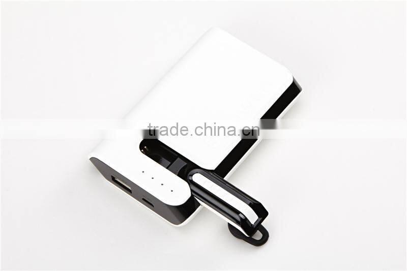 2015 New Portable Wireless Bluetooth headset With Power Bank Wholesale