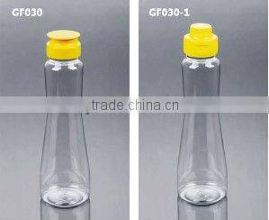 Food Grade Fruit Juice and beverage bottle with Plastic Material Clear Color