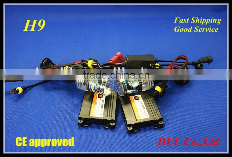 2013 Hottest Sale! Defeilang Real Factory HID xenon converse kit H9 super slim ballast high quality AC/DC 12V 24V 35W 55W