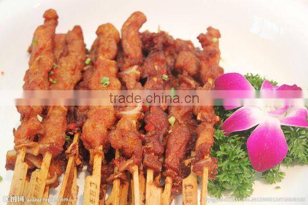 BBQ flat metal skewers