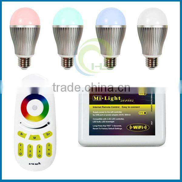 AC86-265v wireless remote control aluminum housing&heat sink,RGBW led panel light