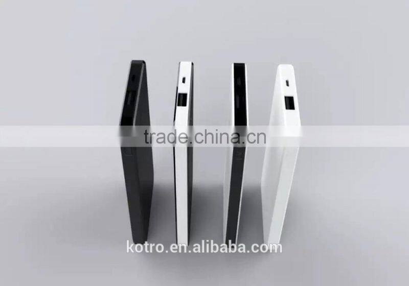 Newest 4000mAh Li-polymer battery charger classical Portable Power bank Pack