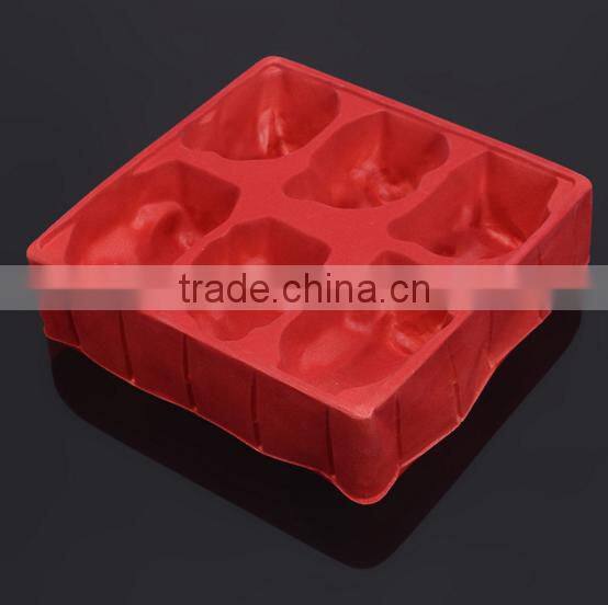 Plastic egg tray packaging