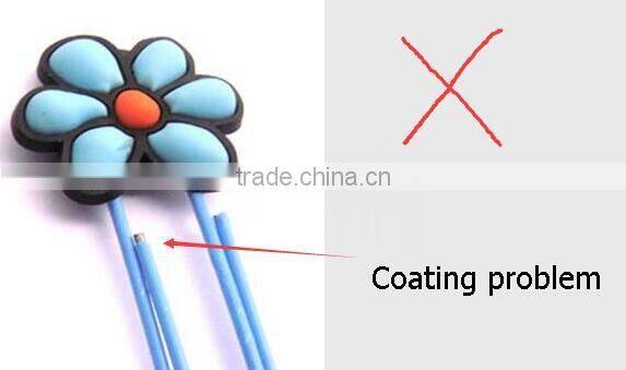 Rubber soft pvc flat metal paper clip