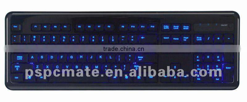 led keyboard light wired or wireless for desktop and laptop