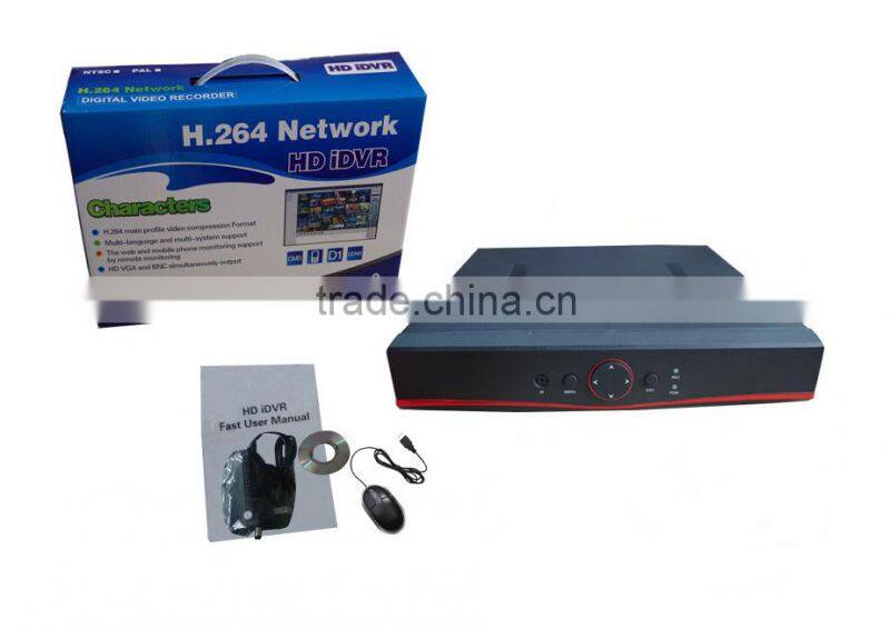 New CCTV DVR 4 channel usb dvr driver with 3g wifi cctv dvr