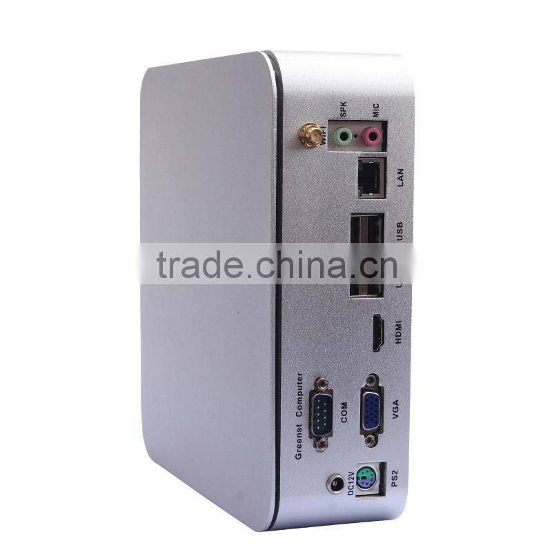 industrial itx case ,aluminium pc case mini pc terminal G1610 cpu dual core only 12V safe to your family !!