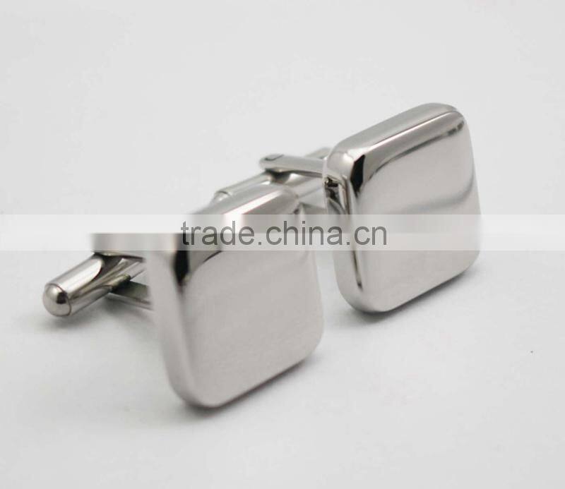 Mens custom logo cufflinks jewelry factory stainless steel custom cufflinks