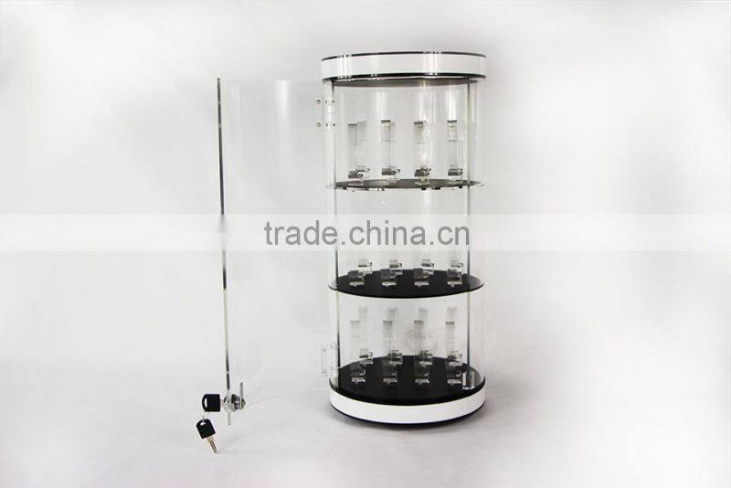 High quality 3 layers watch display cabinet/display counter with lock