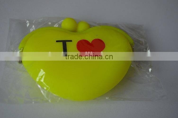 Heart Shaped Silicone Rubber Purse