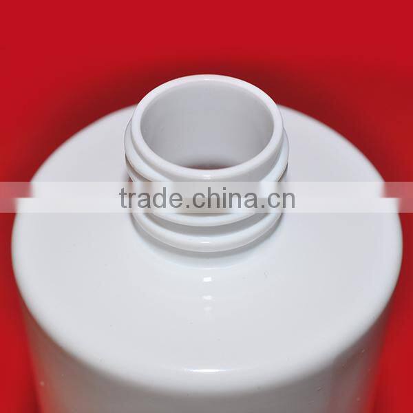 White PET plastic 150 g liquid medicine bottle with black screw caps