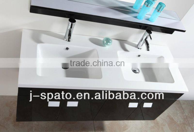 Luxury furniture with two side cabinet modern bathroom vanity cabinet