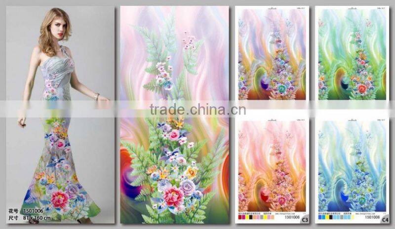 Low price twill dyed rayon printing fabric