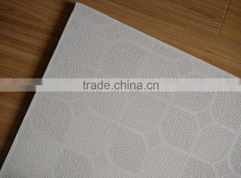 high quality pvc laminated gypsum ceiling tiles factory direct sale