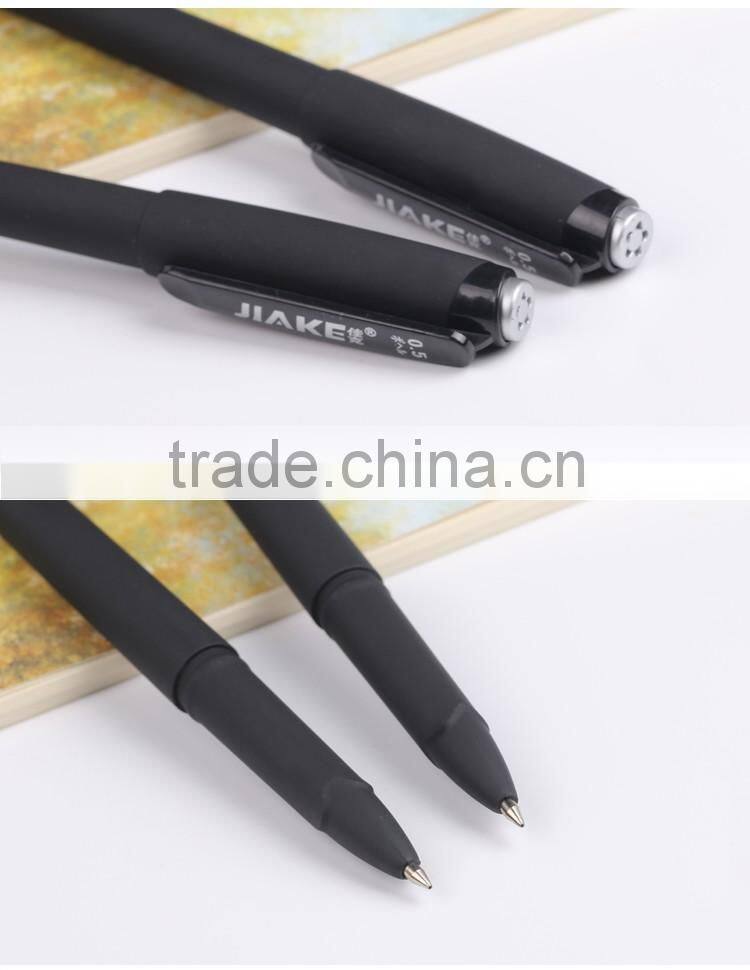Wholesale cheap office school student black promotional gel ink pen