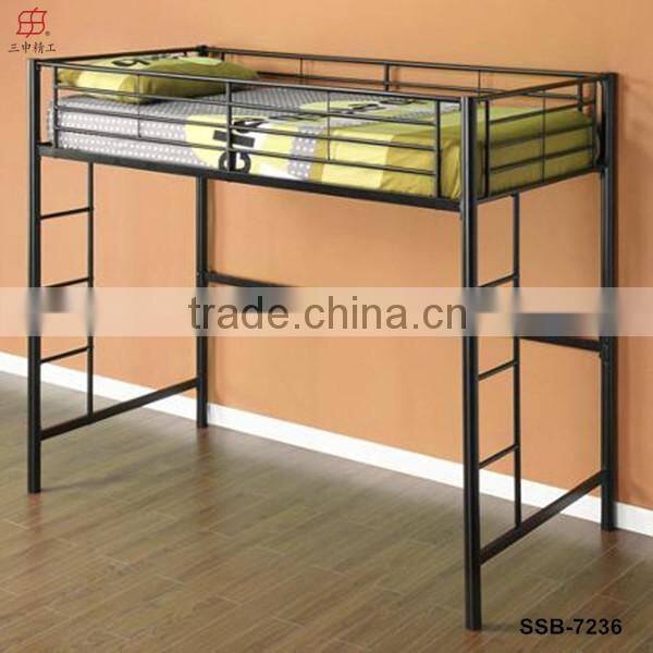 home use cheap adult loft bunk bed,loft bed with desk ,ladder for loft bed