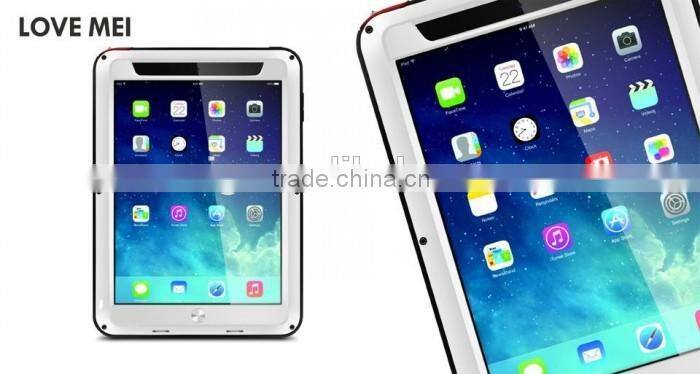 LOVE MEI Powerful AL metal phone cases for ipad mini case, Shockproof Waterproof Rugged Gorilla 6 colors optional