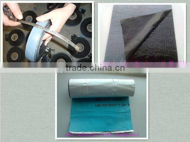 Self adhesive bitumen sheet, Aluminum waterproofing membrane