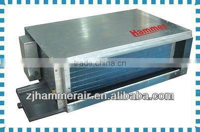CE certified Ceiling concealed duct fancoils
