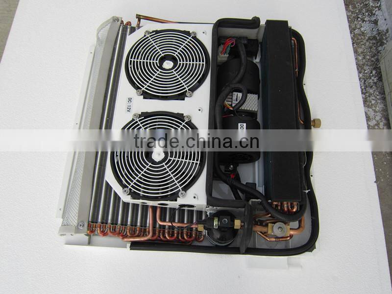 Vehicle bus engine driven of 12 volt minivan air conditioner