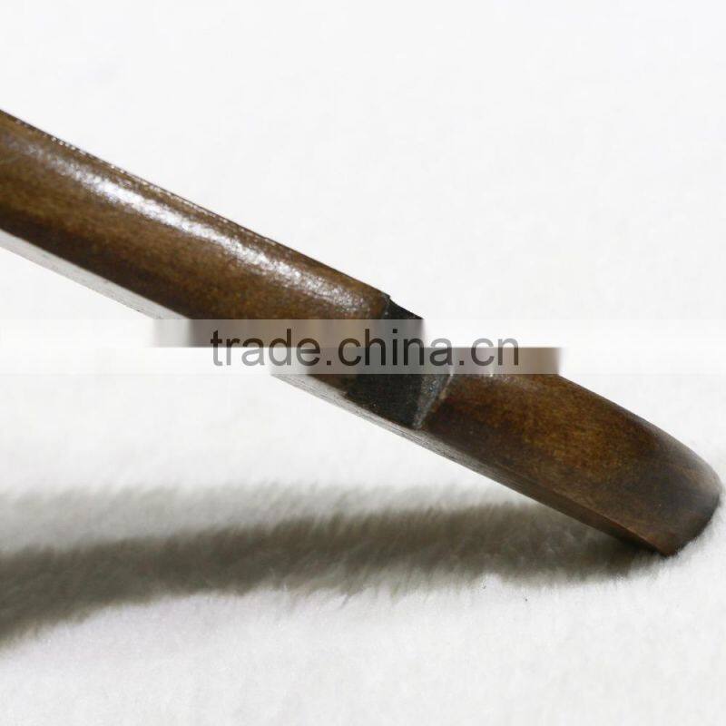 Red brown wooden craft coat hanger for clothes display