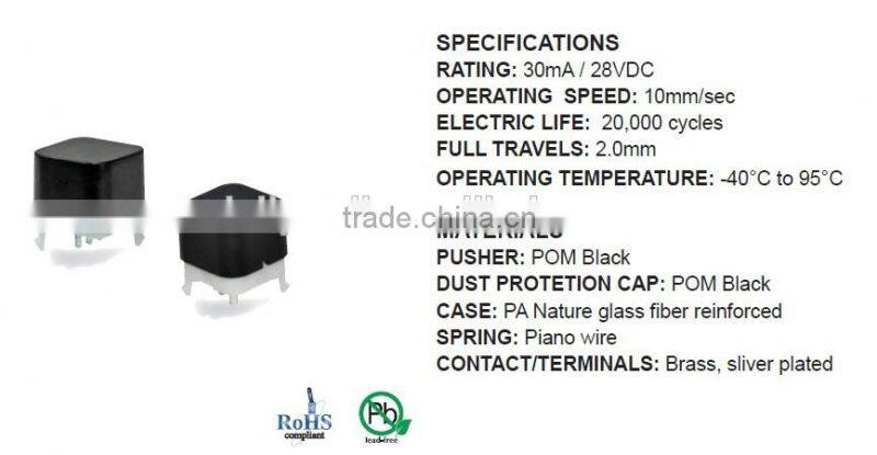 pushbutton for remote control KeySwitch