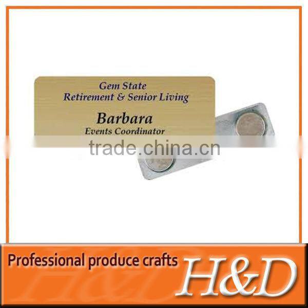 rigid sizzle metal nameplates for shoes