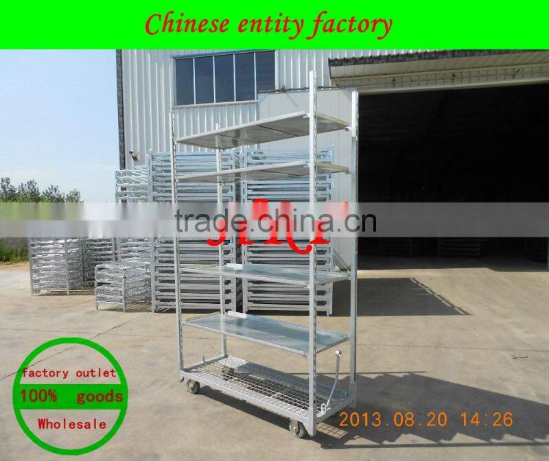 wooden mobile flower carts for sale,logistic cart Flowers revolving cars transportMesh Cart .Steel Roll Trolley Garden Tool cart