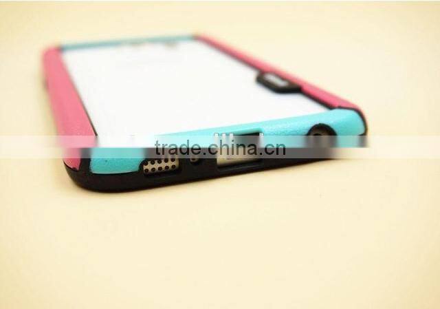 Hot Selling Simple Contrast Colors Bumper Case For Samsung