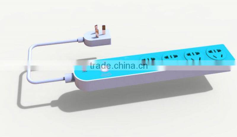 Wifi remote control extension sockets 2000W 10A 4 sockets switches timing smart power strip