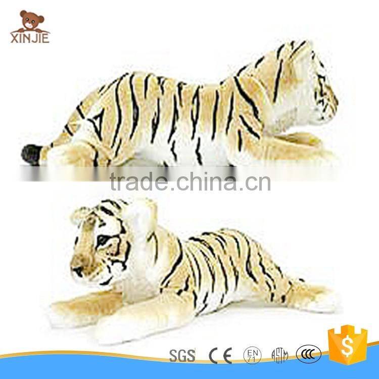 custom white tiger plush toy new design cute stuffed white tiger soft toy