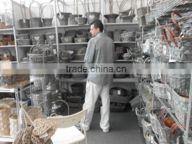 wholesale inexpensive wicker fishing creel basket for storage