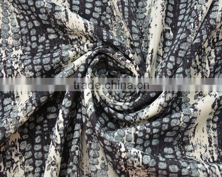 Jiufan 2015 Hot Sale Competitive Price Textile Printed Wool Peach 100% Polyester Woven Fabric