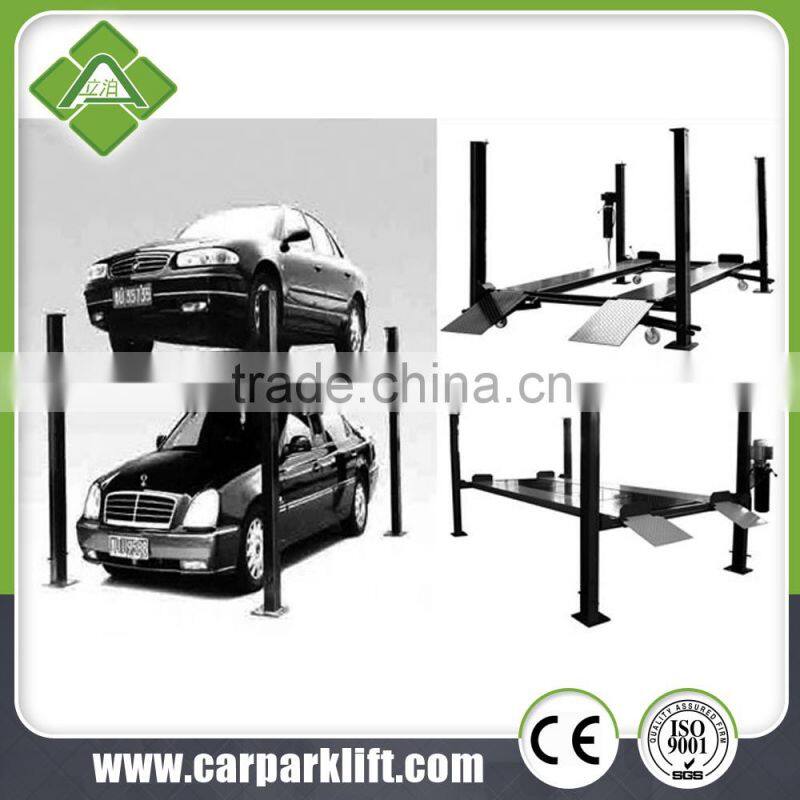 4 columns car parking lift 380v