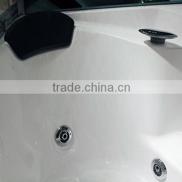 2014 high quality corner shower massage portable 6mm glass steam room