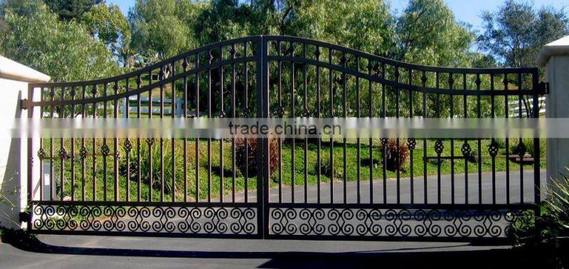 Modern Garden Decoration Power Coated Aluminum Villa Garden Main Gate Design