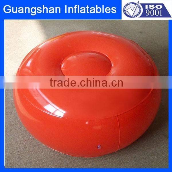 customized inflatable living room furniture foot rest ottoman stool