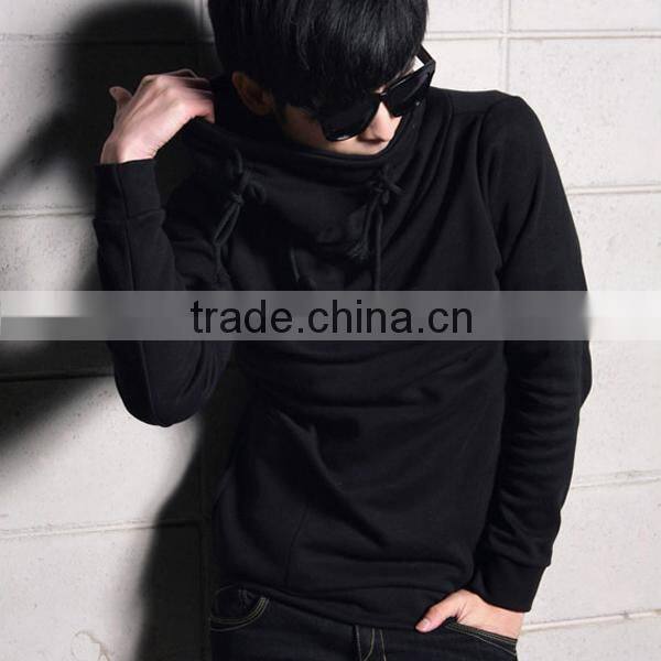 Costume factory China, custom mens hoodies, mens turtleneck sweatshirts