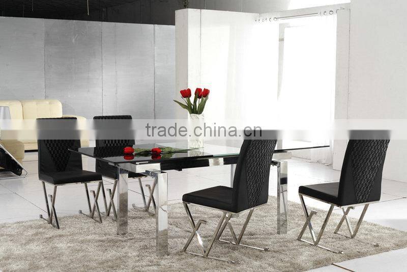 Z613 PU Leather Black Dining Room Chairs