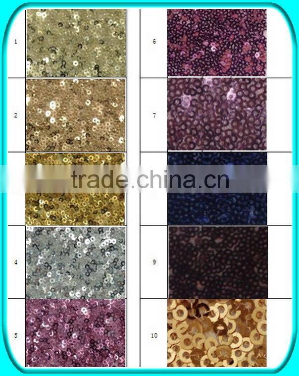 CHAMPAGNE SEQUIN EMBROIDERY TABLE OVERLAY