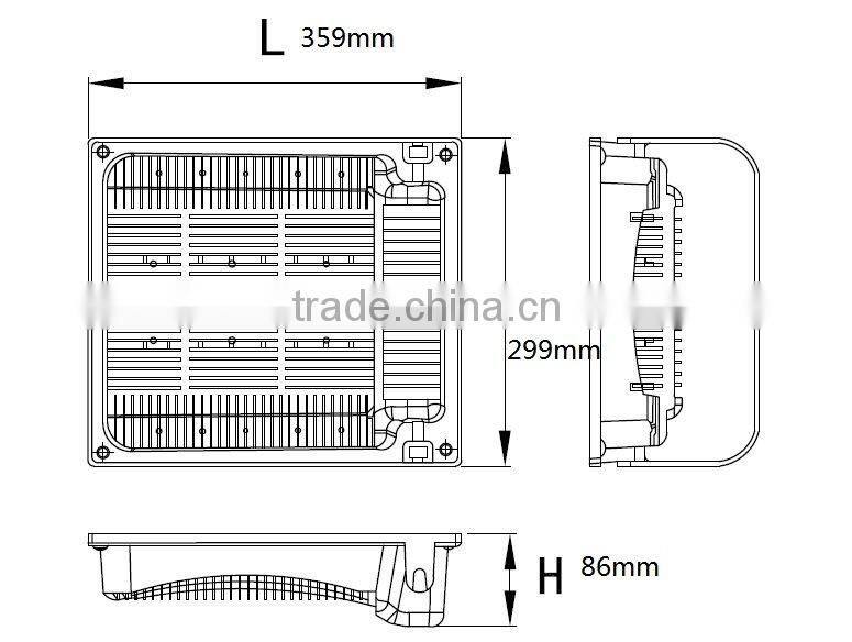 high quality 120degree 500w floodlight with Meanwell drive