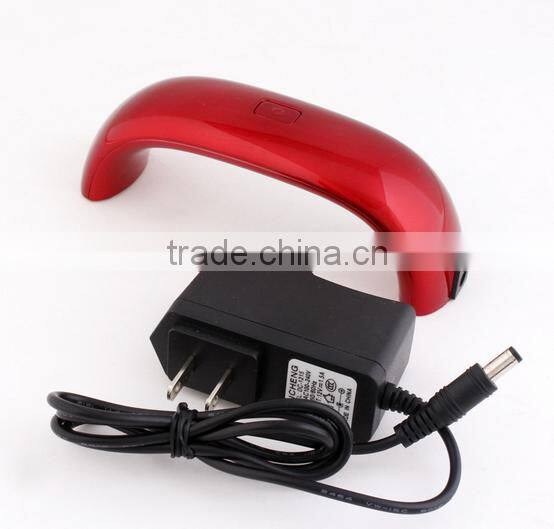 9w led rainbow lamp Portable mini nail phototherapy machine 30 s regular nail polish dryer