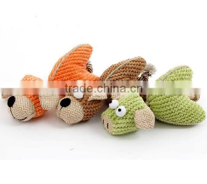 Animal squeaky stuffed toy ,CC200 plush frog dog pet toy , halloween dog toys